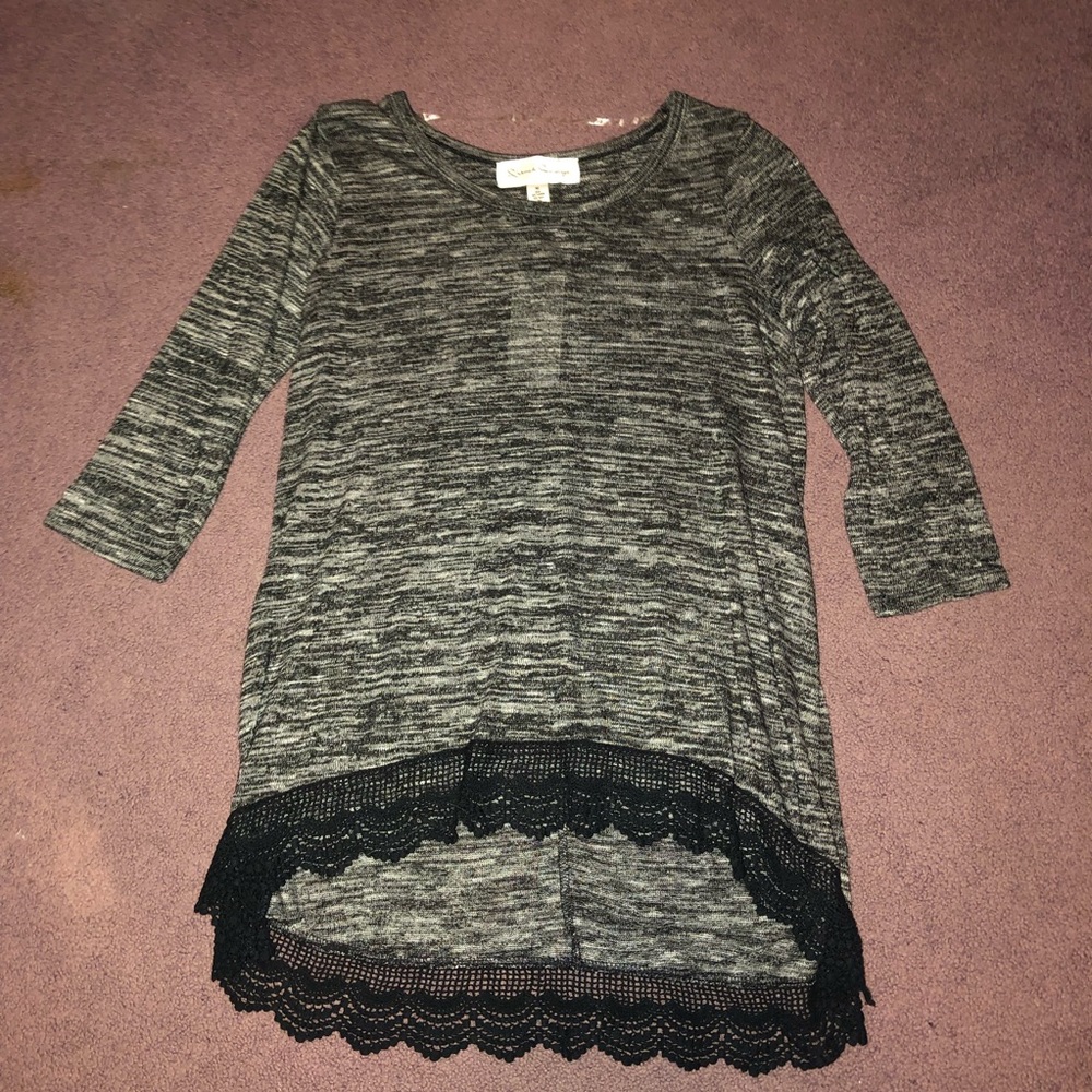 French Laundry Grey Top